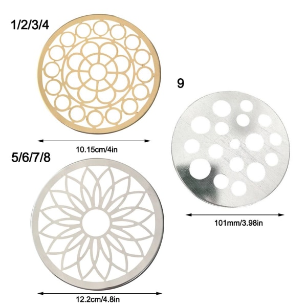 Blomsteroppsatsholder Metall Blomsterlokk A1-10CM A1-10CM A1-10cm