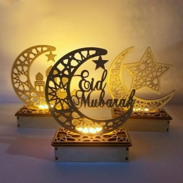 Eid Mubarak Pynt Ramadan Dekoration 3 3