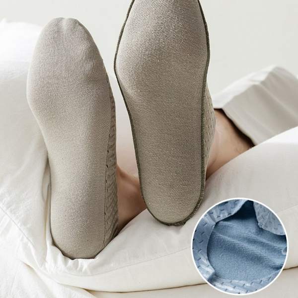 1 par Båtstrumpor för män Ice Silk Sock KHAKI khaki