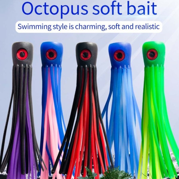 Saltwater Octopus Bait Squid Skirt Lure 03 03 03