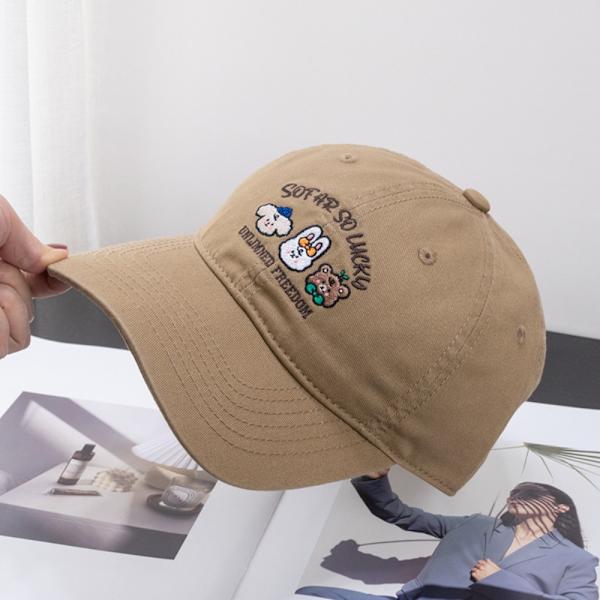Flerfarvet hat Damekasket SORT black