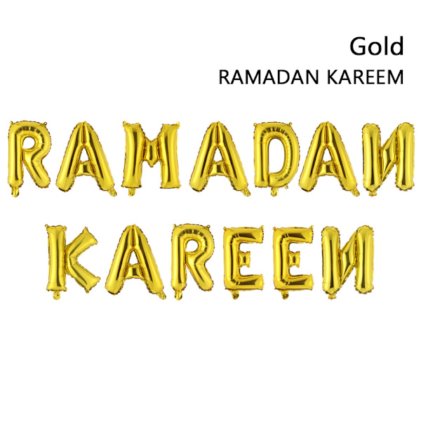 16 tum Eid Mubarak RAMADAN MUBARAK GULD RAMADAN KAREEM