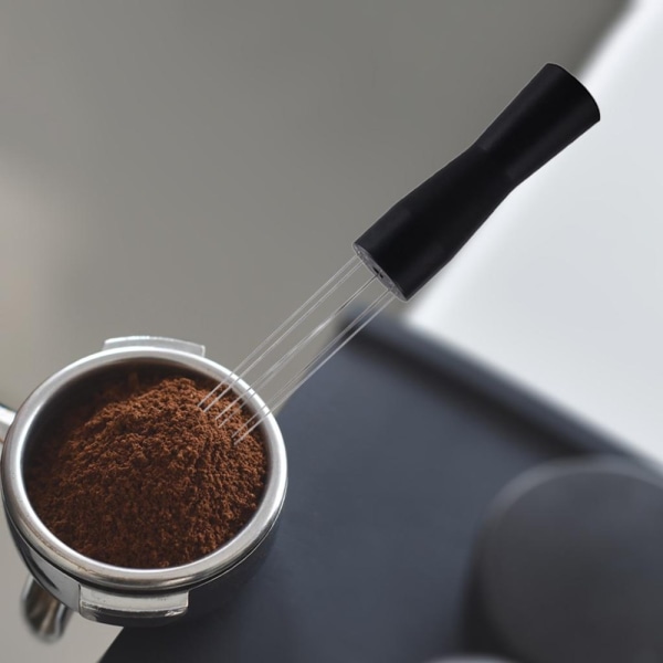 Nåle Kaffe Tamper Espresso Pulver Omrører SORT Black