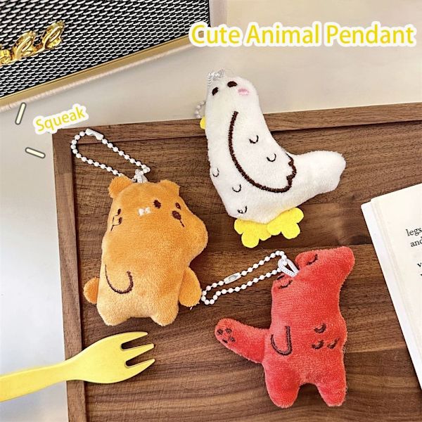 Mini Doll Pendant Animal Keychain A A A