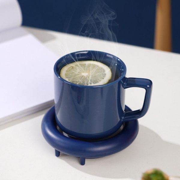 Konstant Temperatur Coaster Varm Coaster BLÅ Blue