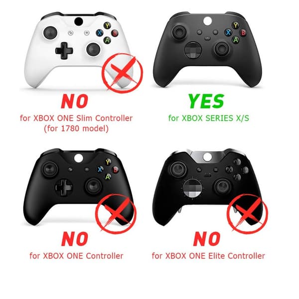 Styrespakker for kontroller Gamepad D-pad SVART black