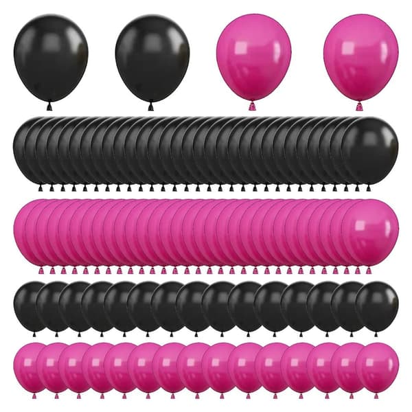 Ballongbue-sett Hot Pink