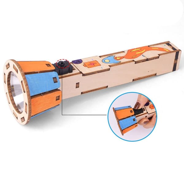 DIY Taskulamppu Sähköinen Taskulamppu Tiedekoe Sarja Flashlight
