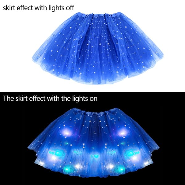 Danskjol Glow Tutu VIT BARN BARN white kids-kids