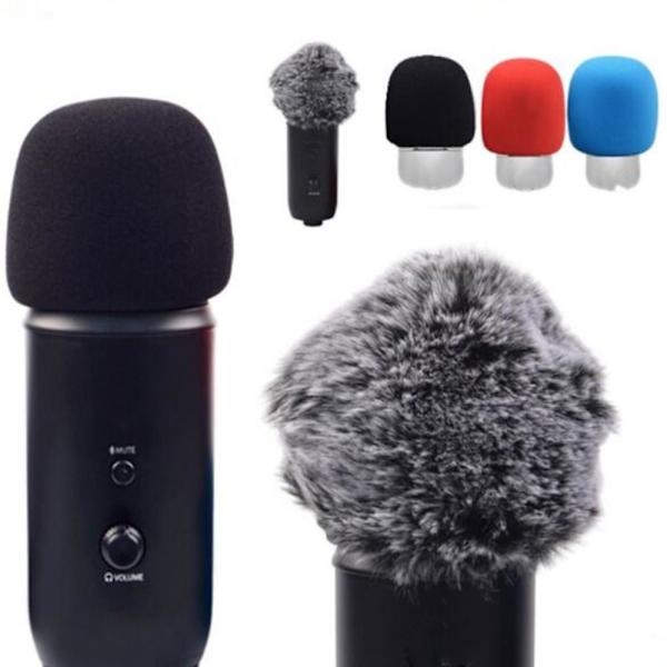 Mikrofon Cover Mic Wind Cover SVART SVAMP COVER black sponge cover-sponge cover