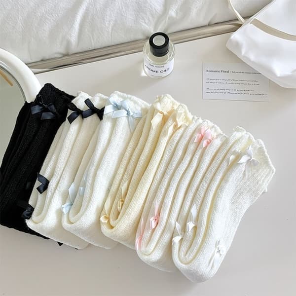 Fluga staplade strumpor stickade benöverdrag BEIGE Beige