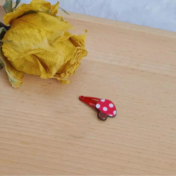 Mini plastikklemme børnehårklemme 7 7 7