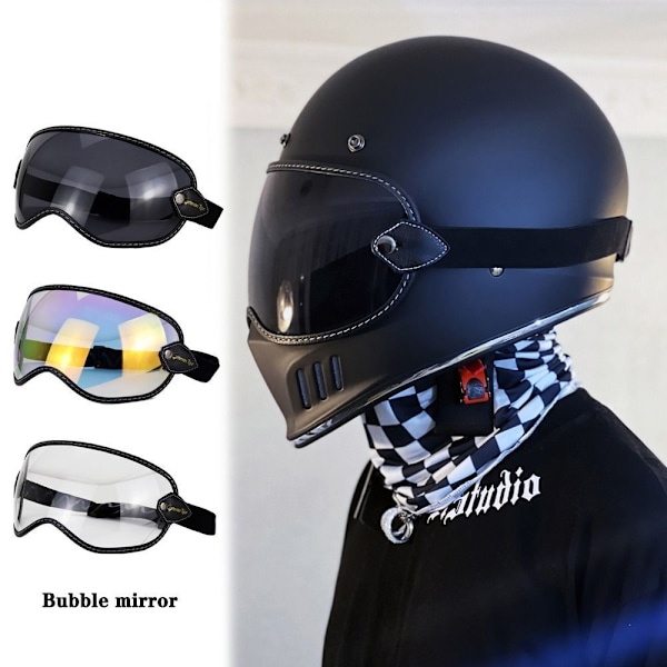 Bubble Visir Halv Helmet Bubble Visir 01 01 01