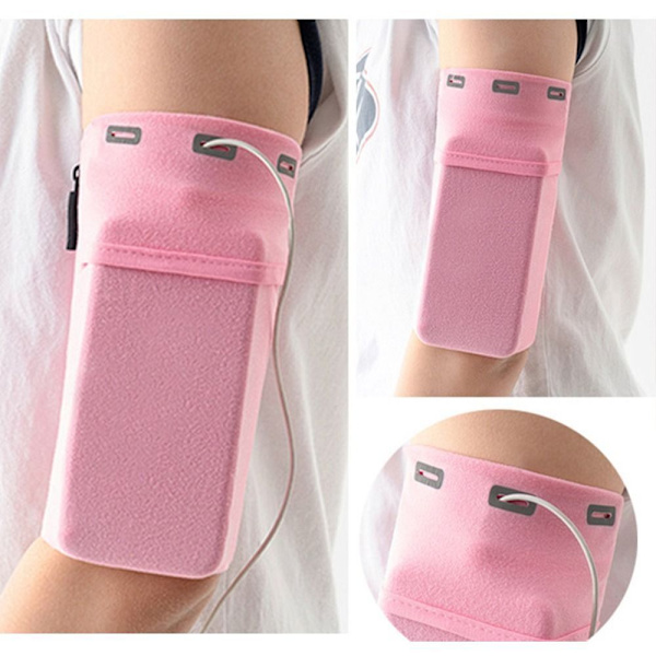Løpe Mobiltelefon Arm Bag Outdoor Arm Bag GRÅ S gray S