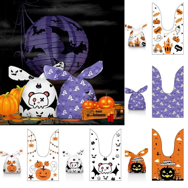 50 st Halloween Godispåsar Bakförpackning E E