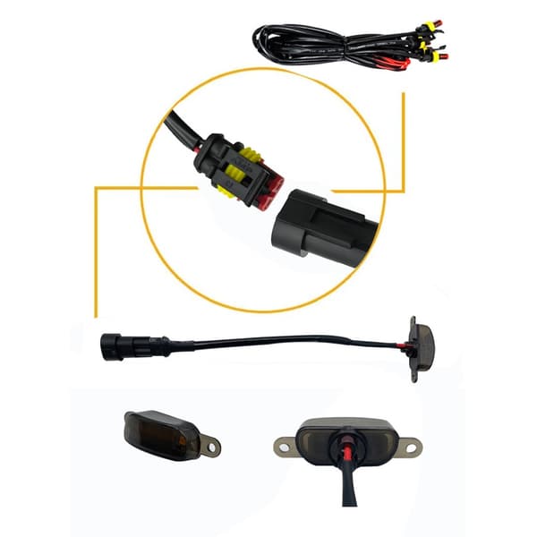 Front Grill LED Lys Signal Lys 5 STK 5 STK 5pcs