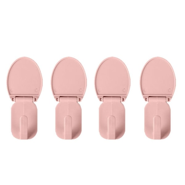 4 stk Foldeveggkrok Selvklebende krok FARGE 2 FARGE 2 Color 2