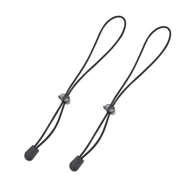 5 stk. elastisk reb, fastgørelsessnor, sort black