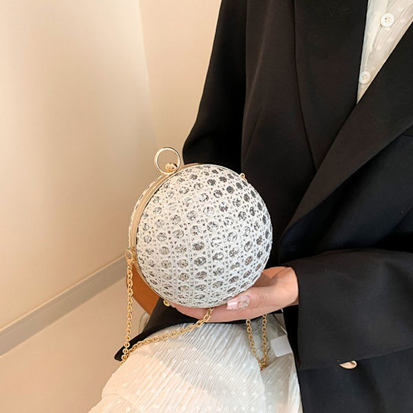 Aftenveske Skulderveske SØLV silver