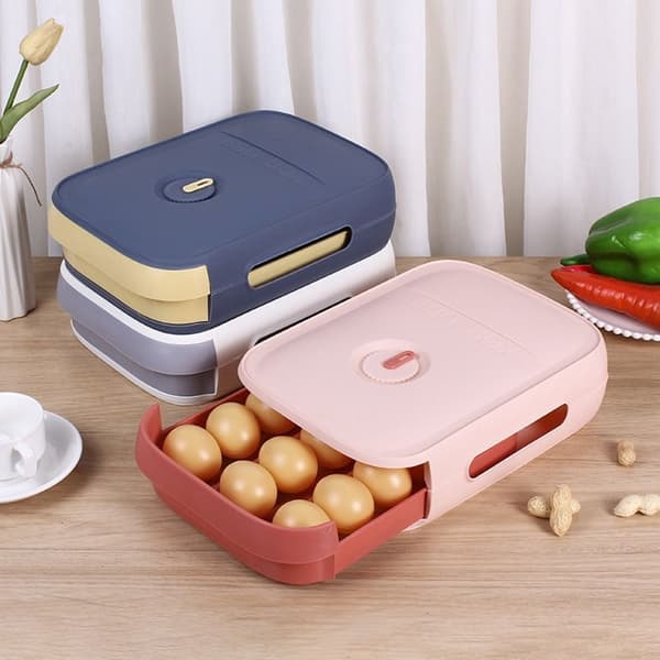 Eggboks Frisk Oppbevaringsboks ROSA Pink
