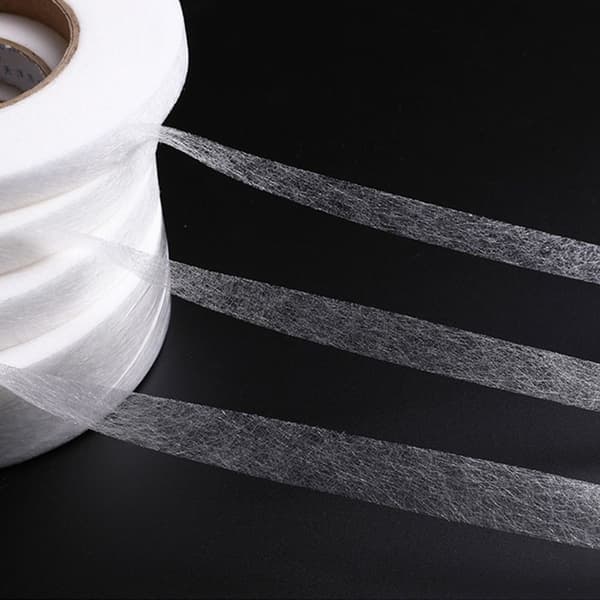 Interlining Limfäste Tyg Kläder Stryk På Kantband VIT 1CM White 1cm
