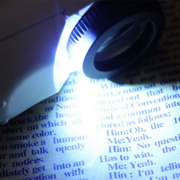 LED Ljus Förstoringsglas Lupp Mikroskop Förstoringsglas