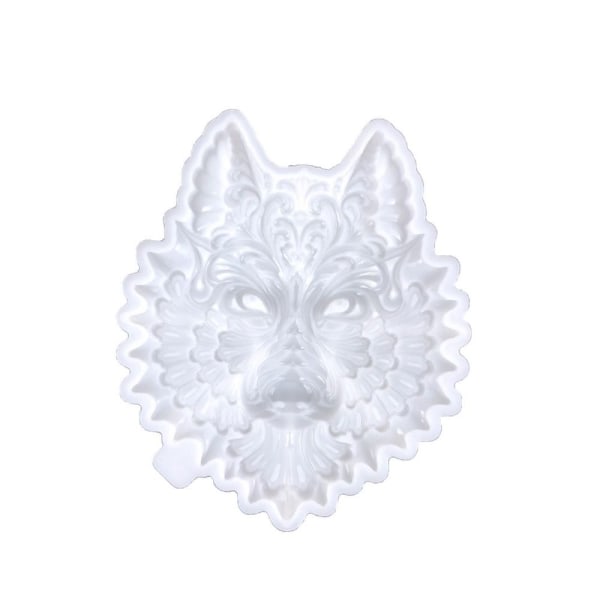 3D Ulvehoved Dyr Silikone Resin Forme Store Dyr Resin