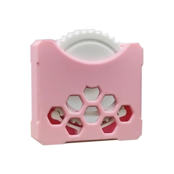 Fidget Clicking Wheel Toy Clicking Wheel Fidget ROSA VIT ROSA Pink White