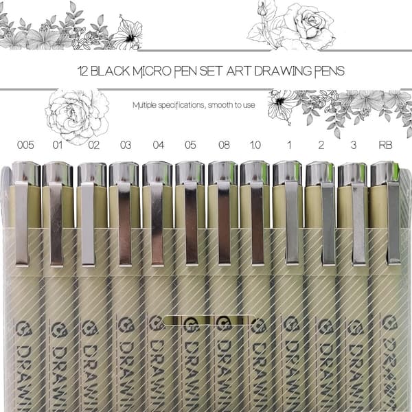 Micron-kynät, taidekynät, vesivärikynät