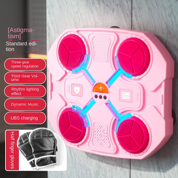 Smart Musik Boxningsmaskin Boxningsvägg Target ROSA UTAN pink Without Bluetooth-Without Bluetooth