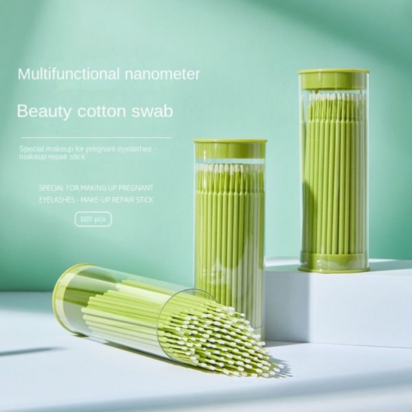 Nano Makeup bomullspinne øyesminke Modification Stick 1 1 1