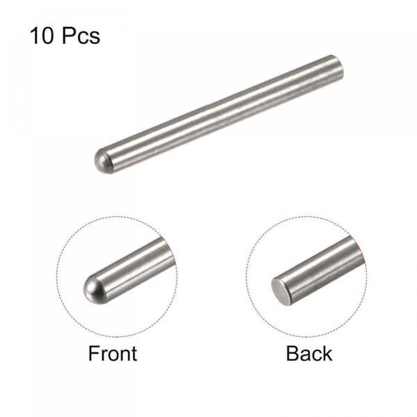 10 st. pluggstiftar våningssängstiftar 3X30MM 3x30mm