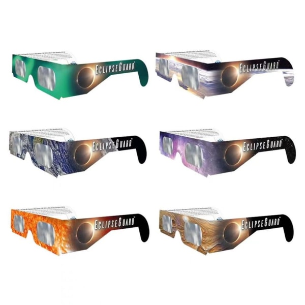 Solar Eclipse lasit Eclipse katselulasit 6 kpl 6 kpl 6pcs