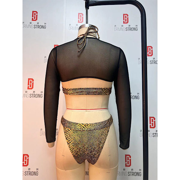 Uimahousut Set BLACK SNAKE TEXTURE L Black Snake Texture L