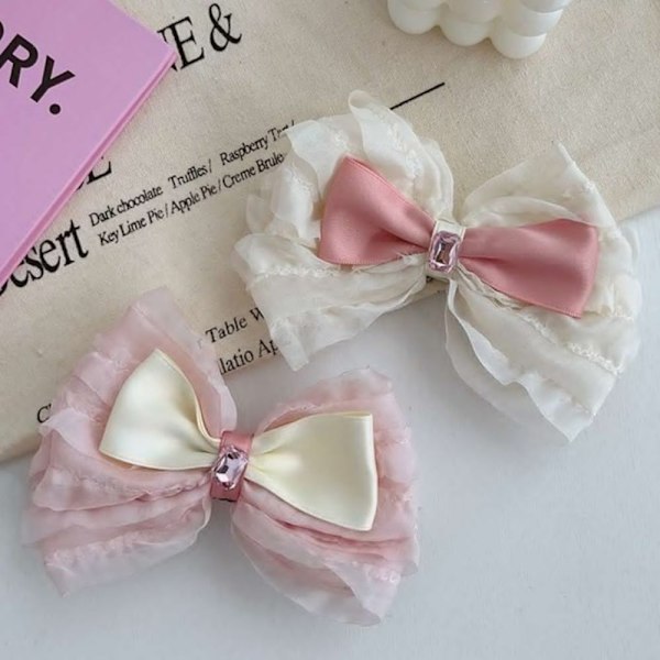 Naisten Lolita Korean Hair Clip Bow Hairpin Hair 02 02 02