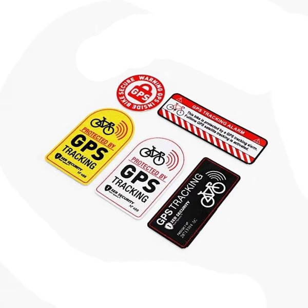 GPS Sporing Alarm Sticker Refleks Advarsel Sticker