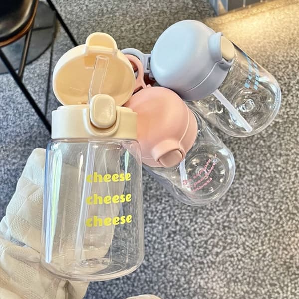 Barn Sippy Cup Tecknade Vattenflaskor ROSA pink