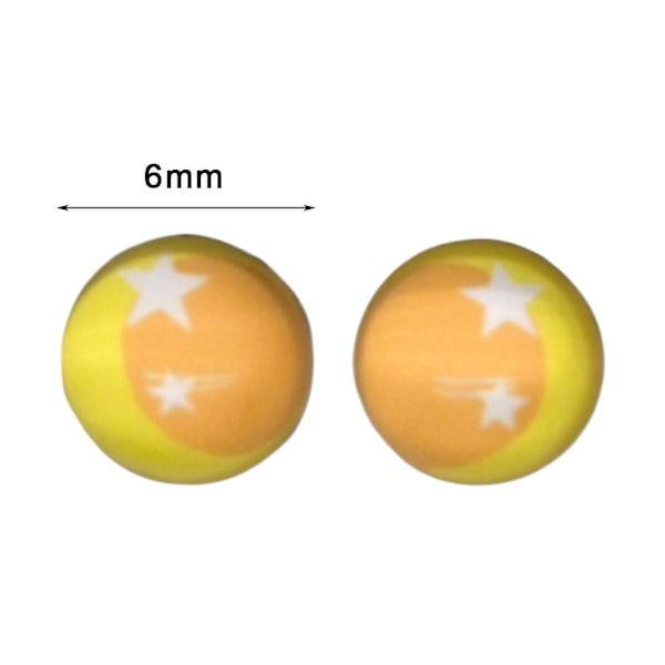 10 st/5 par Eyes Crafts Eyes Puppet Crystal Eyes 6MM-STAR TO 6mm-Star to left3