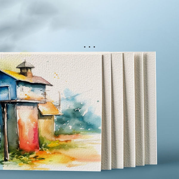 50 ark/sæt Akvarelpapir Kunstmaling Specialpapir 01 01 01