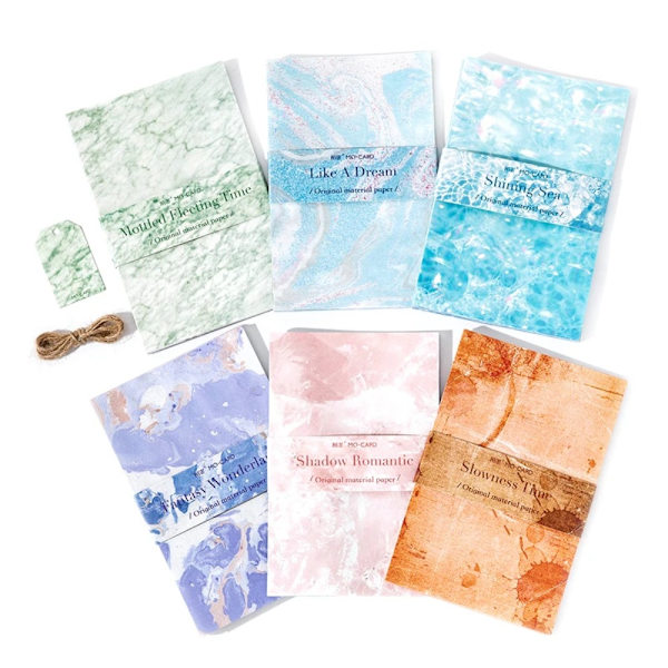 30 kpl Collection of Microlight Series Material Paper Vintage 01