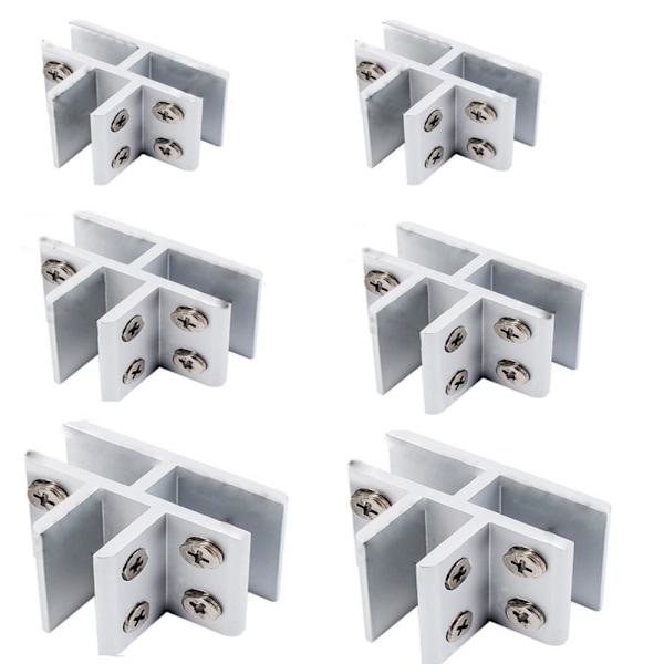2-pack Glasklämma Partition Support 2 2 2