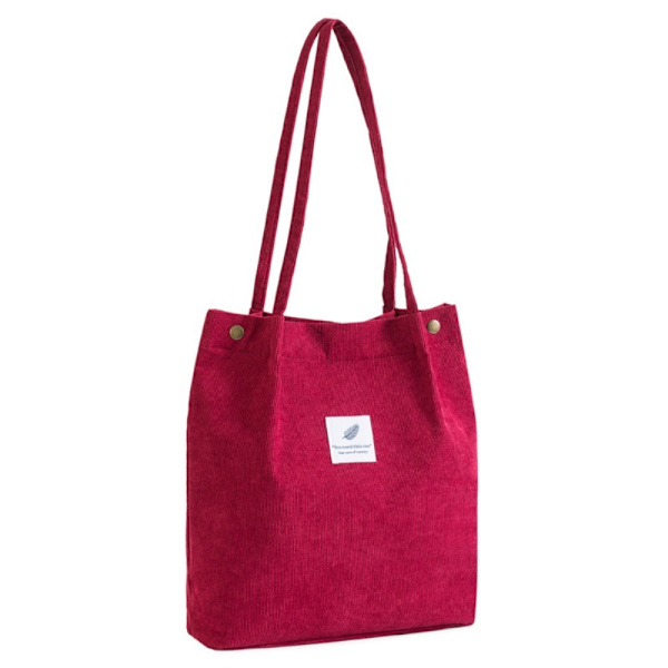 Kvinnor Canvas Manchester Tygväskor Handväska Dam WINE RED Wine red