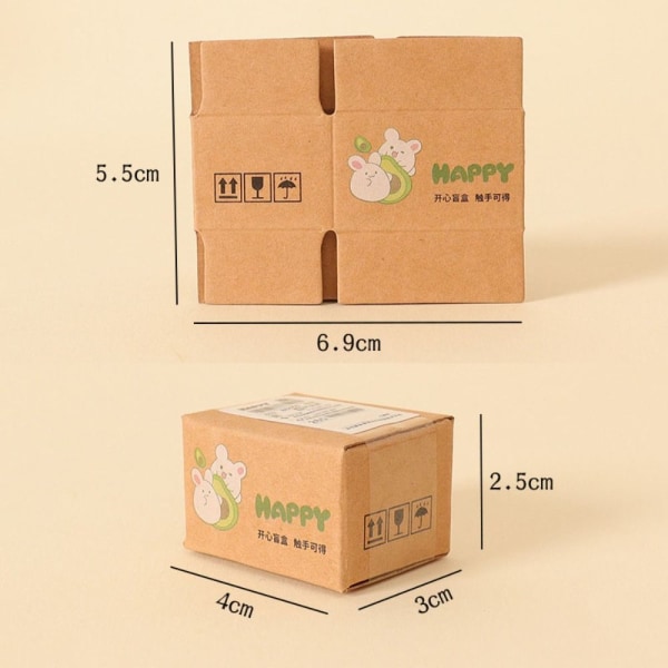 5 kpl Carton Express Box Miniature Express Box APPELSINIT Oranges