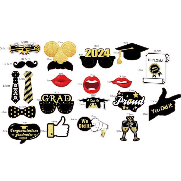 Valmistuminen Rekvisiitta Valmistuminen Photo Props Photo Booth Props