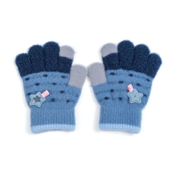 Strikkede børnehandsker Thicken Warm Vanter 01 01 01