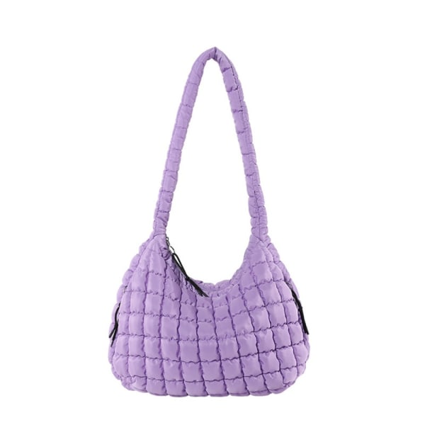Cloud Bags Quiltet mulepose til kvinder LILLA Purple