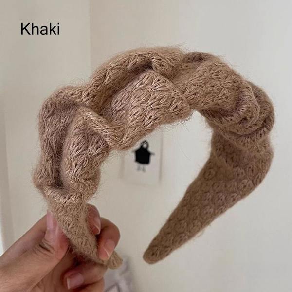 Plyshårbøjler til kvinder KHAKI KHAKI Khaki