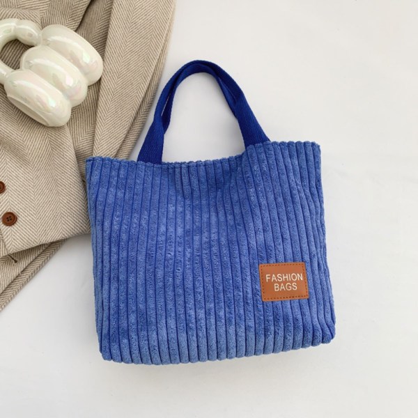 Shopping Tote Bag Skulderveske BLÅ Blue