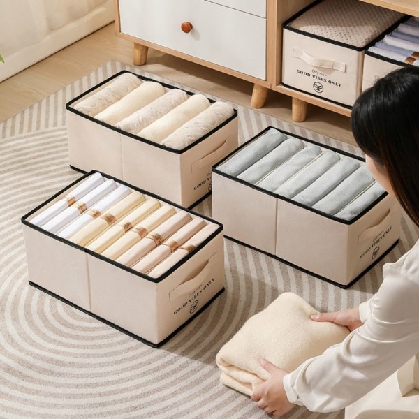 Garderobe Klær Oppbevaringsboks Stoff Oppbevaringsboks 9 GRIDS 9 GRIDS 9 Grids