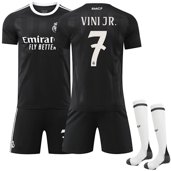 2025-2026 Real Madrid Minnesutgåva Fotbollströja Kit Vinicius Nr 7 VINI JR 20